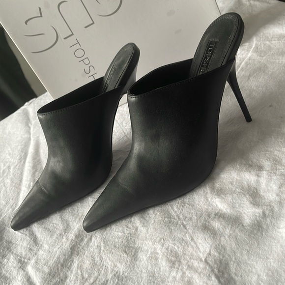 Top Shop Godiva Pointy Heel in Black - Size 38 - Picture 2 of 9